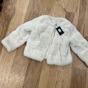 White Fure Coat